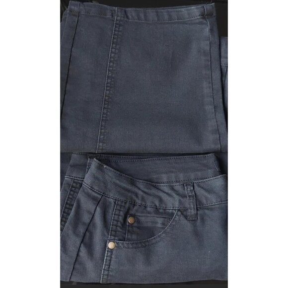 Women's Baggy Boyfriend Jeans Vintage Wide Leg Mid Rise Casual Denim Pants - Picture 5 of 5